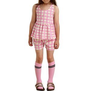 The Bonnie Mob Girls The Bonniemob Frill Top & Short Set